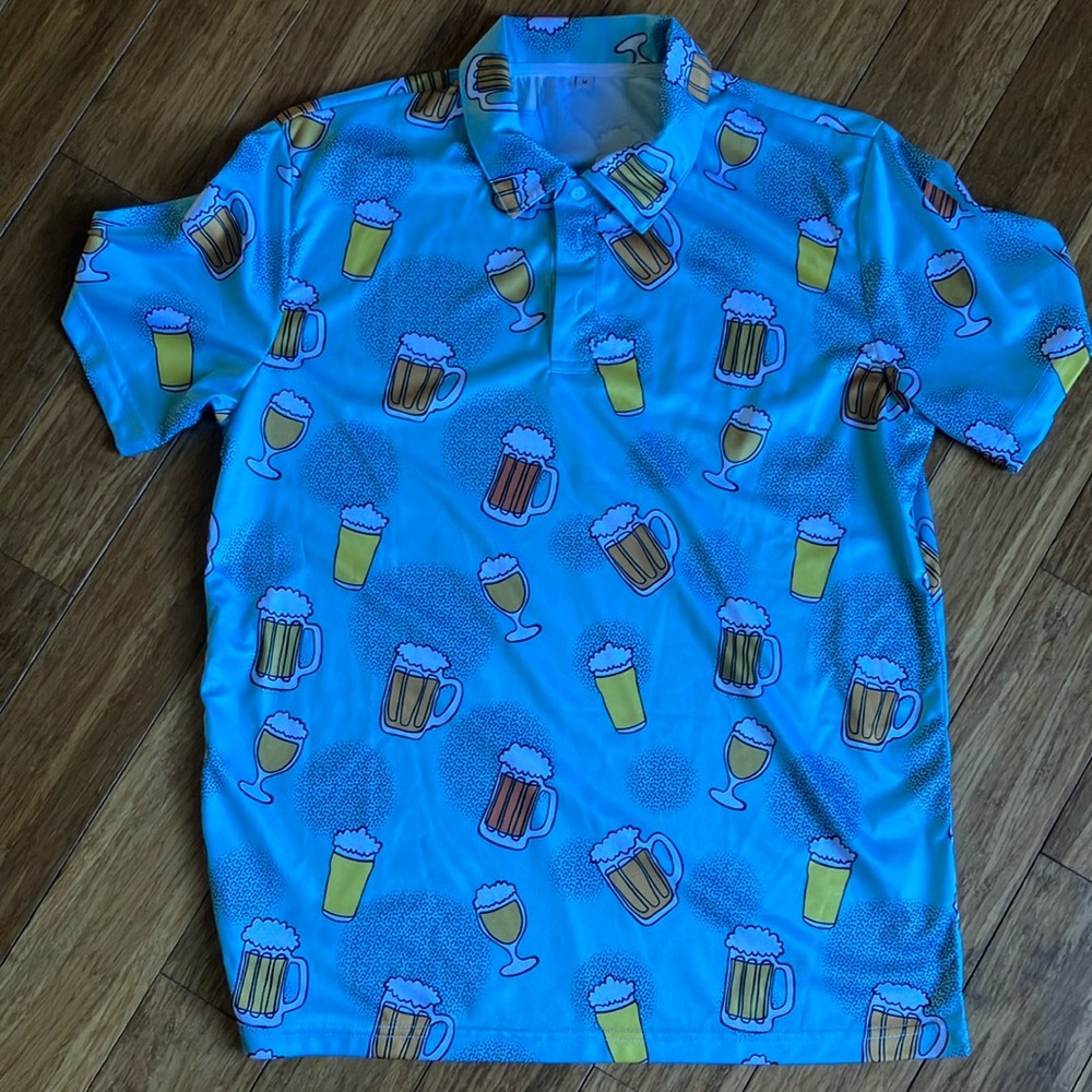 Brand new, size medium “beer polo”